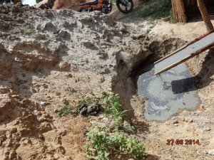 Photo of gold mining site